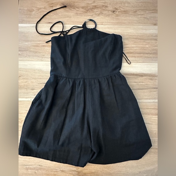 Old Navy Linen Blend Halter Romper S - Picture 1 of 4